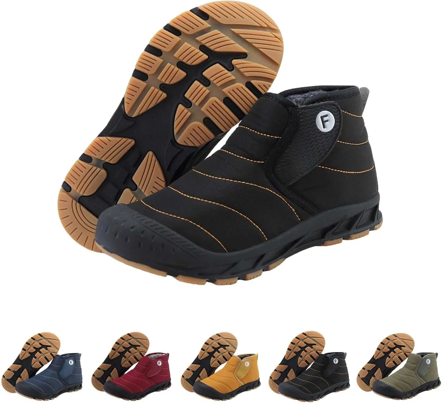 Winter Boots for Women Non Slip Black Snow Boots Women Platform Winter Booties Womens Winter Boots Winter Knee High Boots for Women Waterproof Snow Non Slip