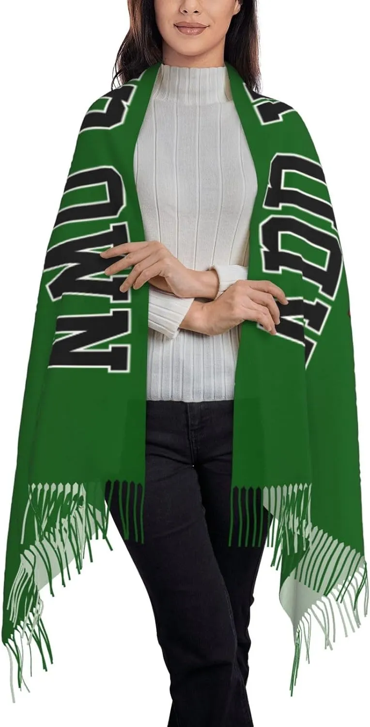 Winter Scarf for Women Men Custom Scarves Personalized Customize Logo Photo Text Name Pashmina Shawl Wrap