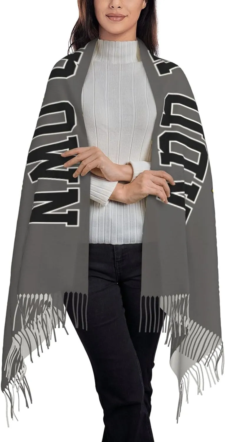 Winter Scarf for Women Men Custom Scarves Personalized Customize Logo Photo Text Name Pashmina Shawl Wrap