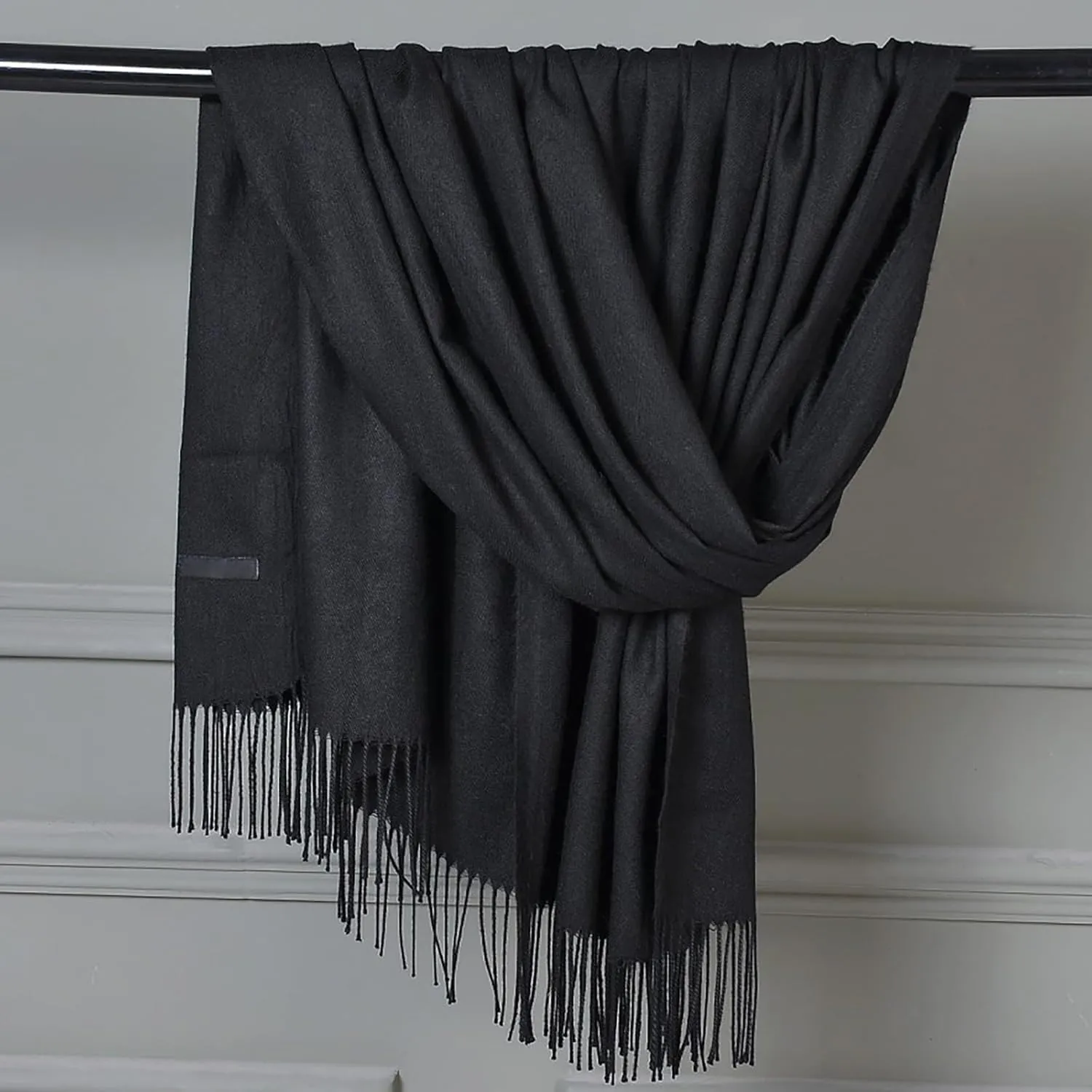 Winter Warm Wraps For Women Pure Cashmere Shawl Wraps Extra Large Thick Soft Pashmina Scarf Solid Color Shawl