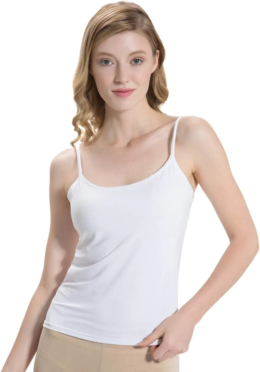 Women Camisole with Built in Padded Bra