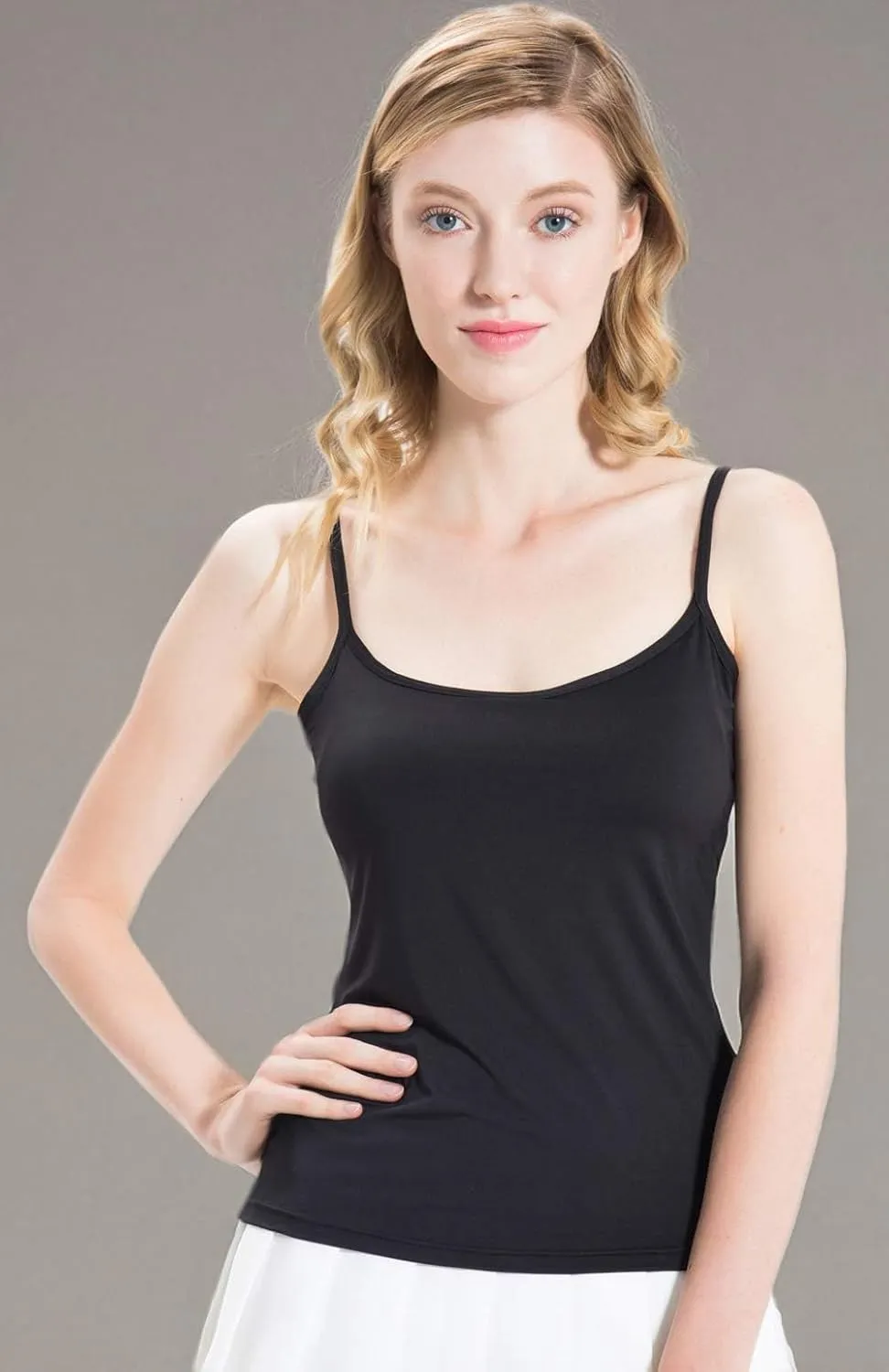 Women Camisole with Built in Padded Bra