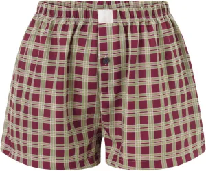 Women Pajamas Shorts Micro Boxer Shorts Y2K Cute Gingham Sleep Lounge Shorts Checkered Plaid Button Pj Mini Shorts