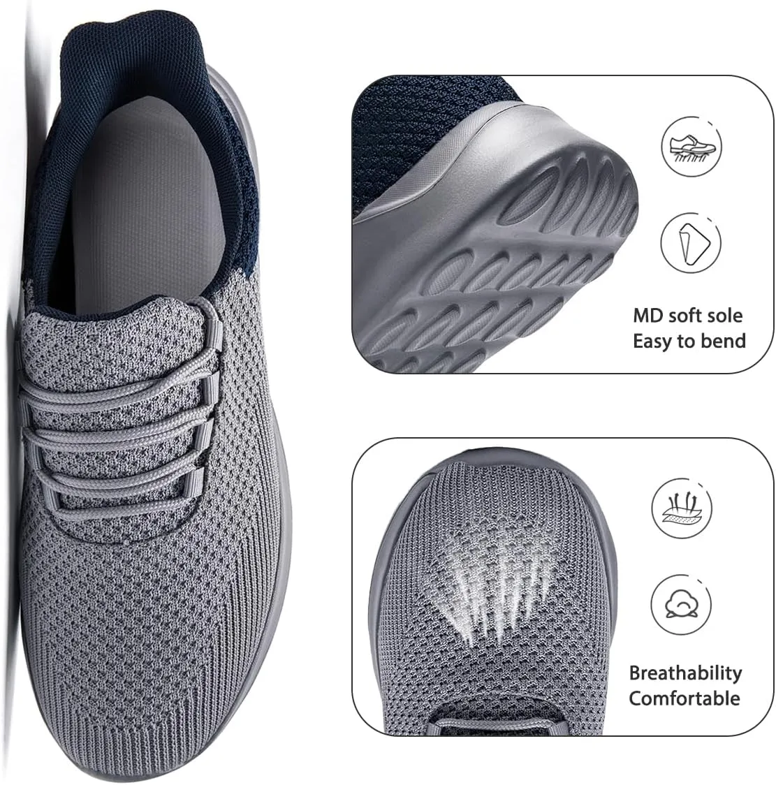 Women Running Shoes Non Slip Gym Workout Shoes Lightweight Breathable Sneakers Walking Tennis Shoes