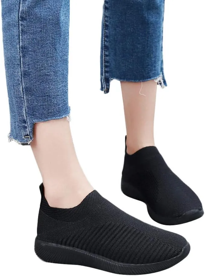 Women Sneakers Size 6 Wide Slip On Shoes Women Wide Arch Support Sneakers Women Wide Width Slip On Sneakers Women Size 8 Wide Zapatos para Correr De Mujer