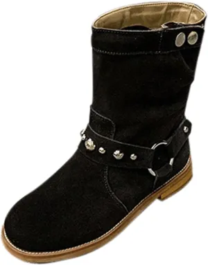 Women's Ankle Boots & Booties Black Boots Silver Boots Fall Boots for Women Womens Ankle Boots with Heel Wide Width Black Booties for Women Low Heel Wide Width