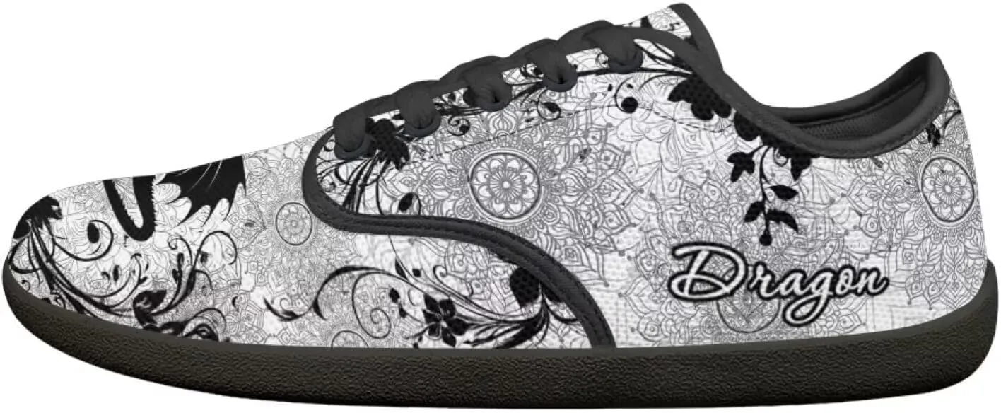 Women's Barefoot Shoes Wide Toe Box Sneakers Lightweight Breathable Lace Up Jogging Footwear