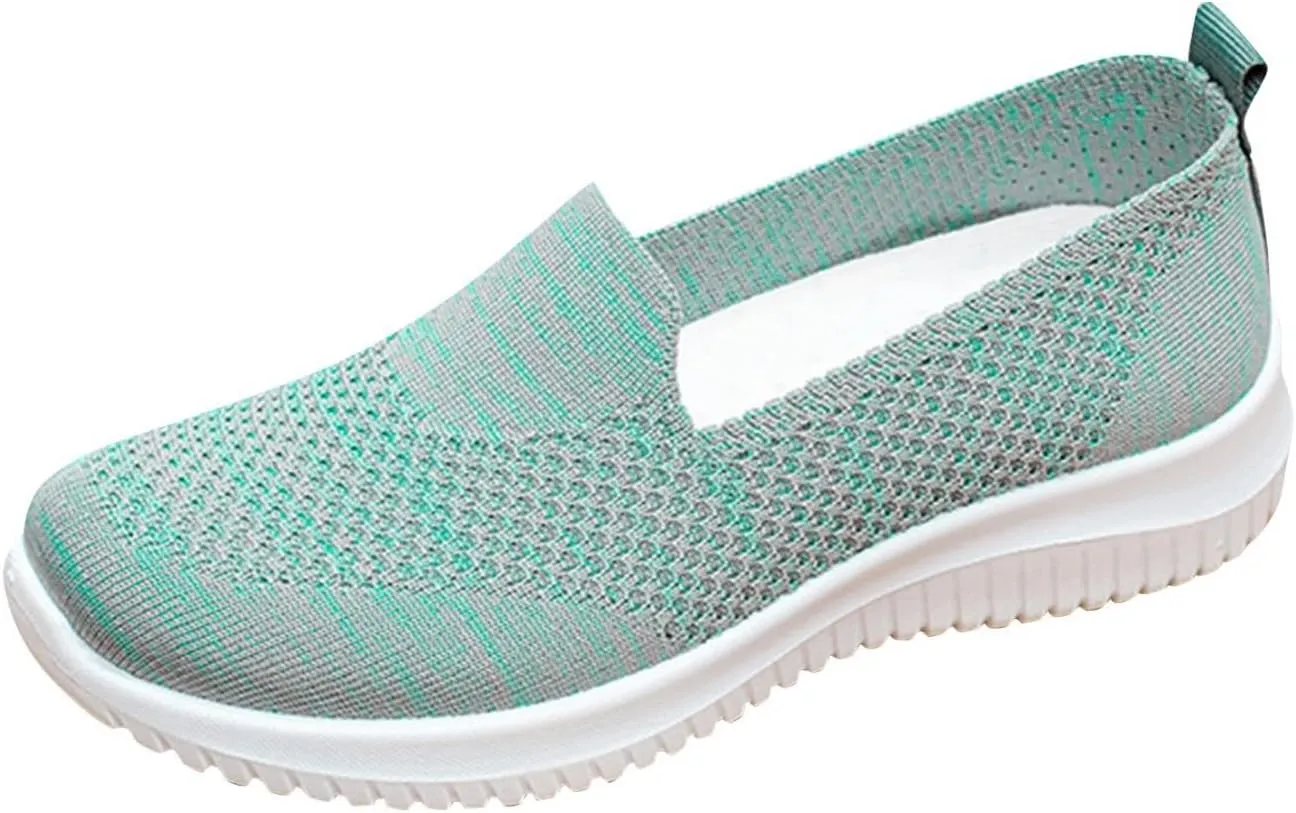Women's Casual Shoes Breathable Mesh Comfortable Low Heel Daily Wear Summer Stylish Casual Ladies Platform