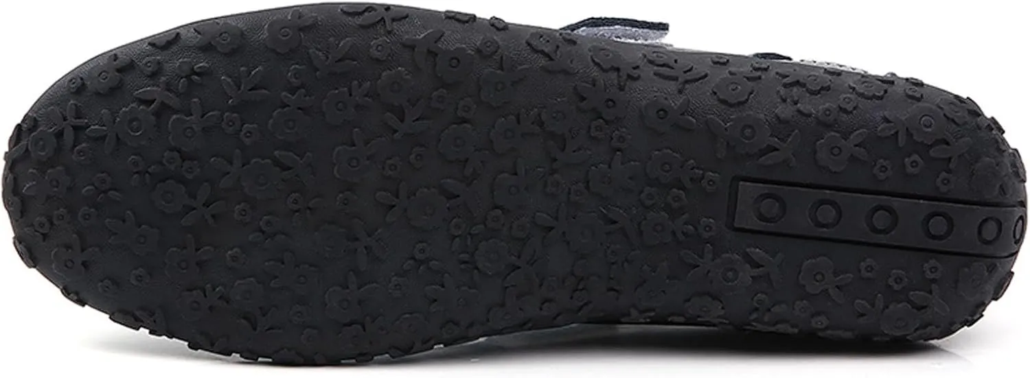 Women's Casual Slip On Shoes Comfortable Flat Walking Footwear for Spring Summer Leisure Travel Work Closed Toe