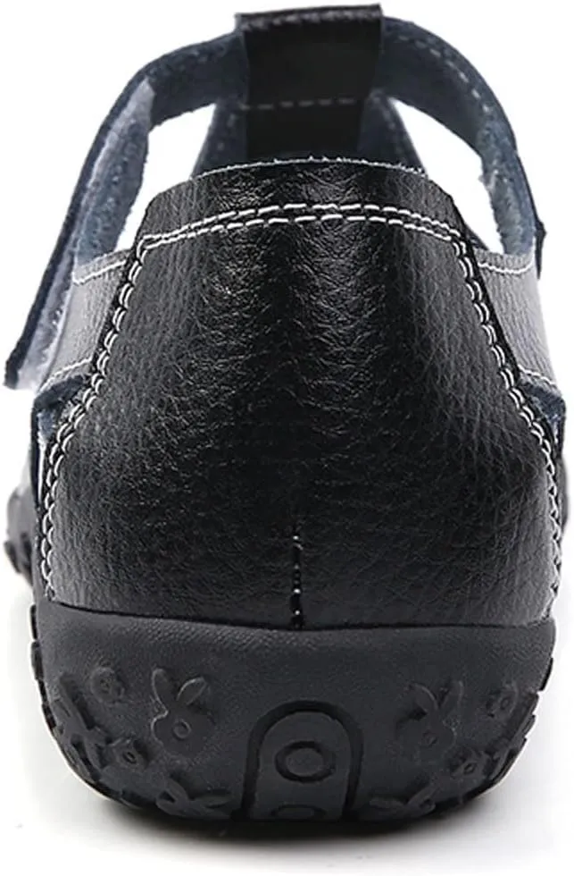 Women's Casual Slip On Shoes Comfortable Flat Walking Footwear for Spring Summer Leisure Travel Work Closed Toe