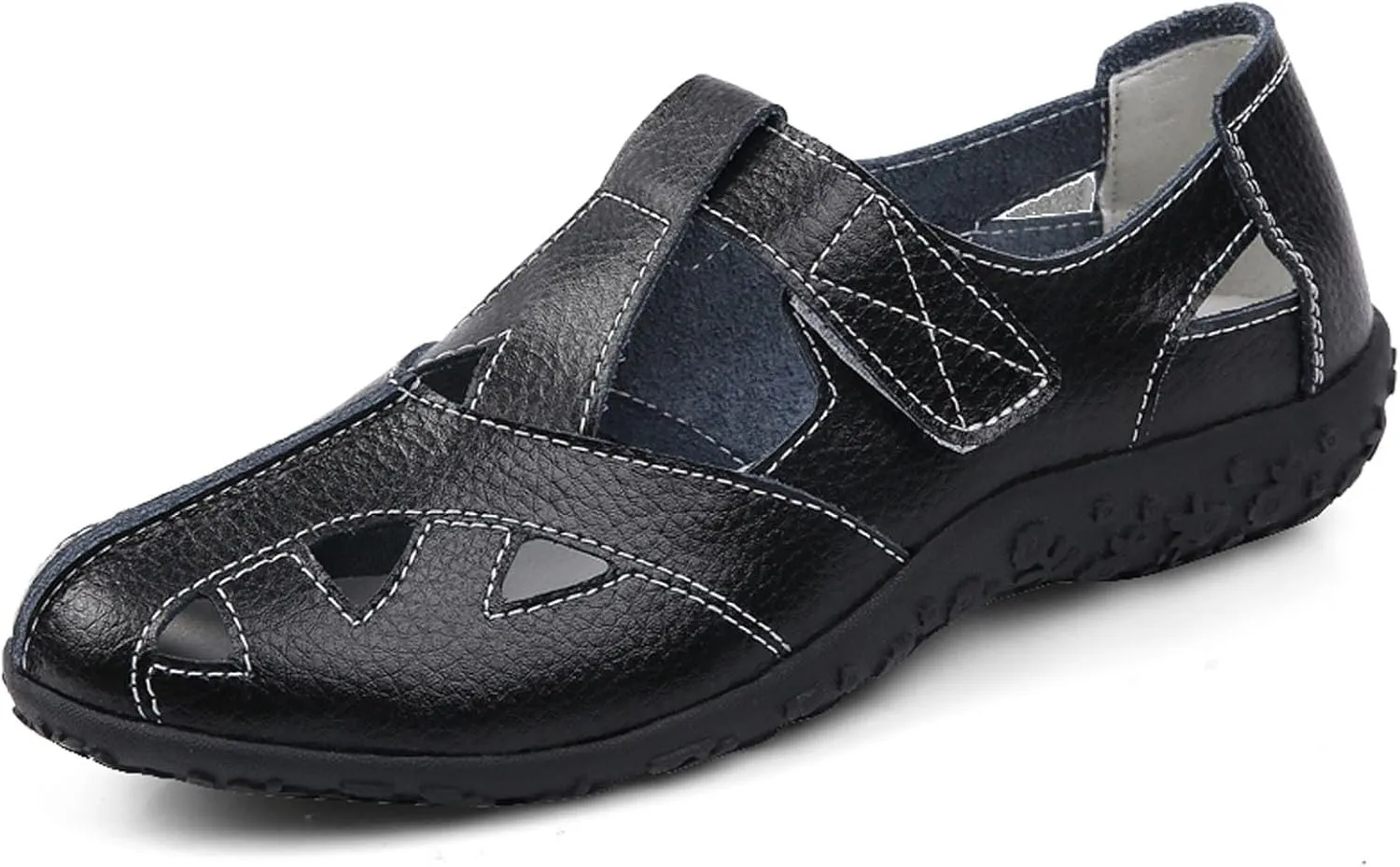 Women's Casual Slip On Shoes Comfortable Flat Walking Footwear for Spring Summer Leisure Travel Work Closed Toe