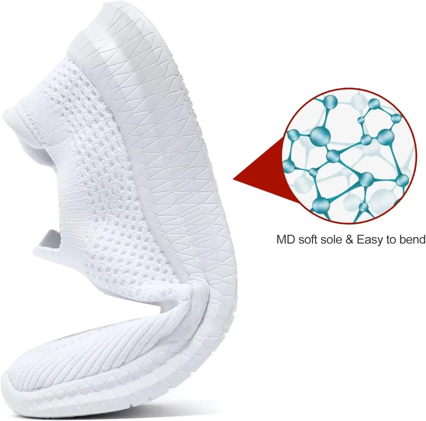 Womens Casual Walking Shoes Mesh Running Tennis Sneakers Lightweight Comfort Work Gym Non Slip Gym Shoes