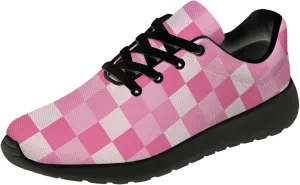 Women's Men's Running Shoes Walking Sneakers Tennis Shoes Checkered Gifts for Women Teens