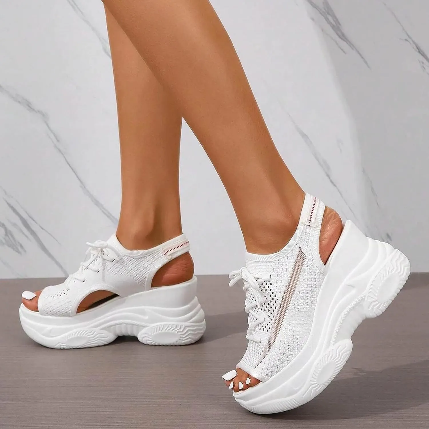Womens Orthopedic Sandals Comfortable Walking Platform Shoes Casual Open Toe Sport Sandal Slingback Wedges Sandalias