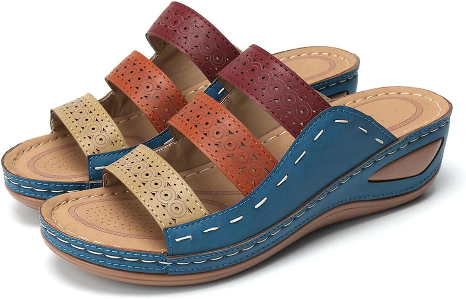 Women's Sandals Comfortable Cute Orthopedic Slippers Arch Support Flip Flops Soft Dressy Summer Beach Orthotic Slides 20234