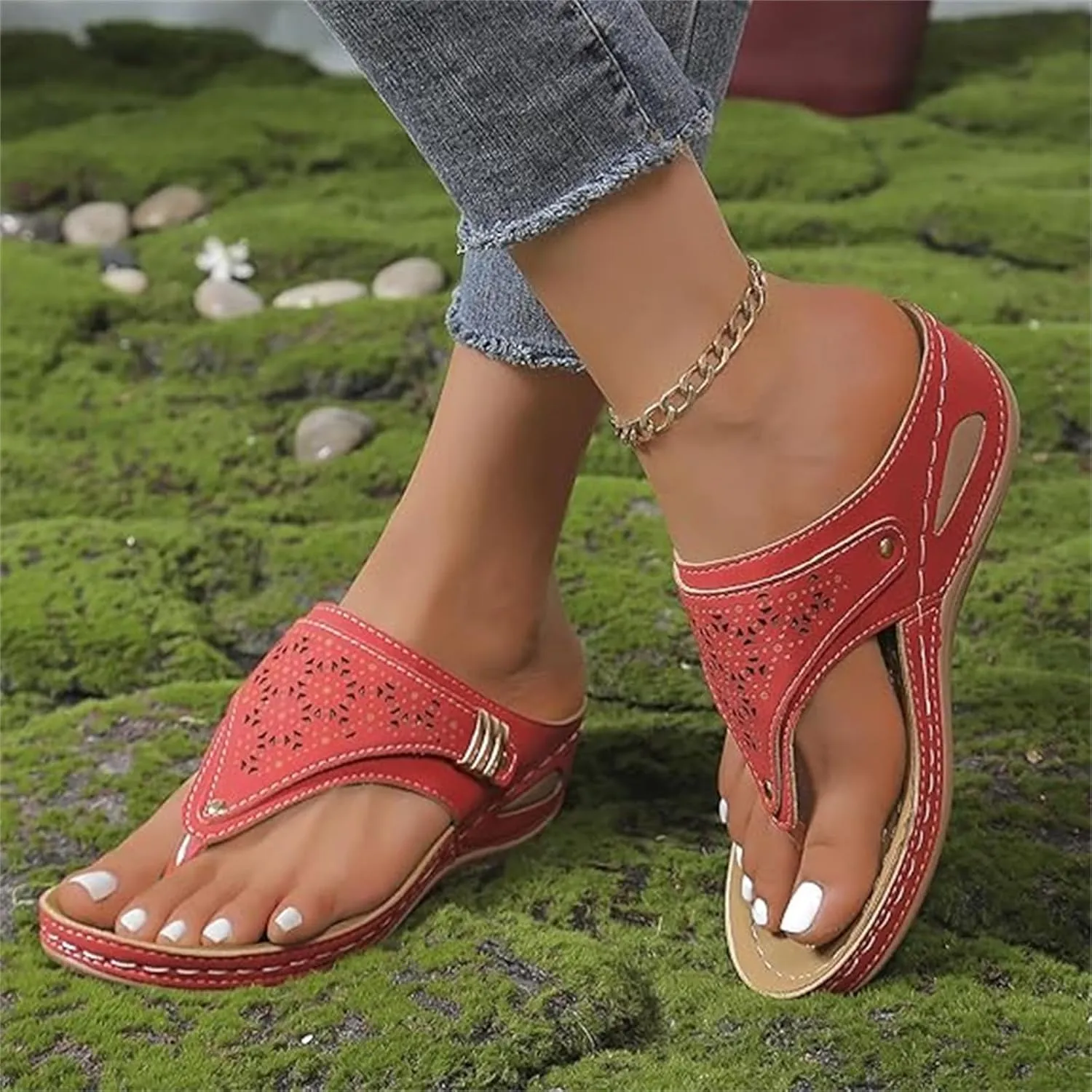 Womens Sandals Comfortable Dressy Arch Support Orthopedic Thong Flip Flops Summer Orthotic Slippers Beach Shoes 2025