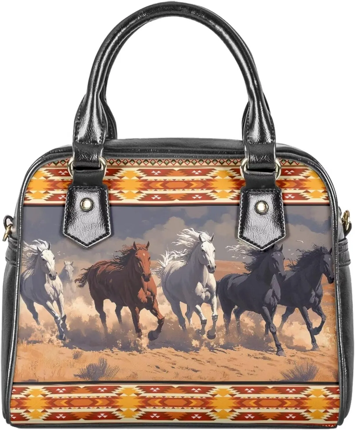 Womens Satchel Handbag Waterproof Leather Crossbody Bag with Adjustable Strap Top Handle Hobo Bag