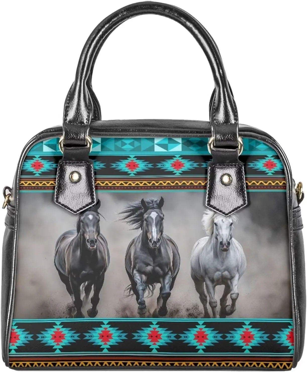 Womens Satchel Handbag Waterproof Leather Crossbody Bag with Adjustable Strap Top Handle Hobo Bag