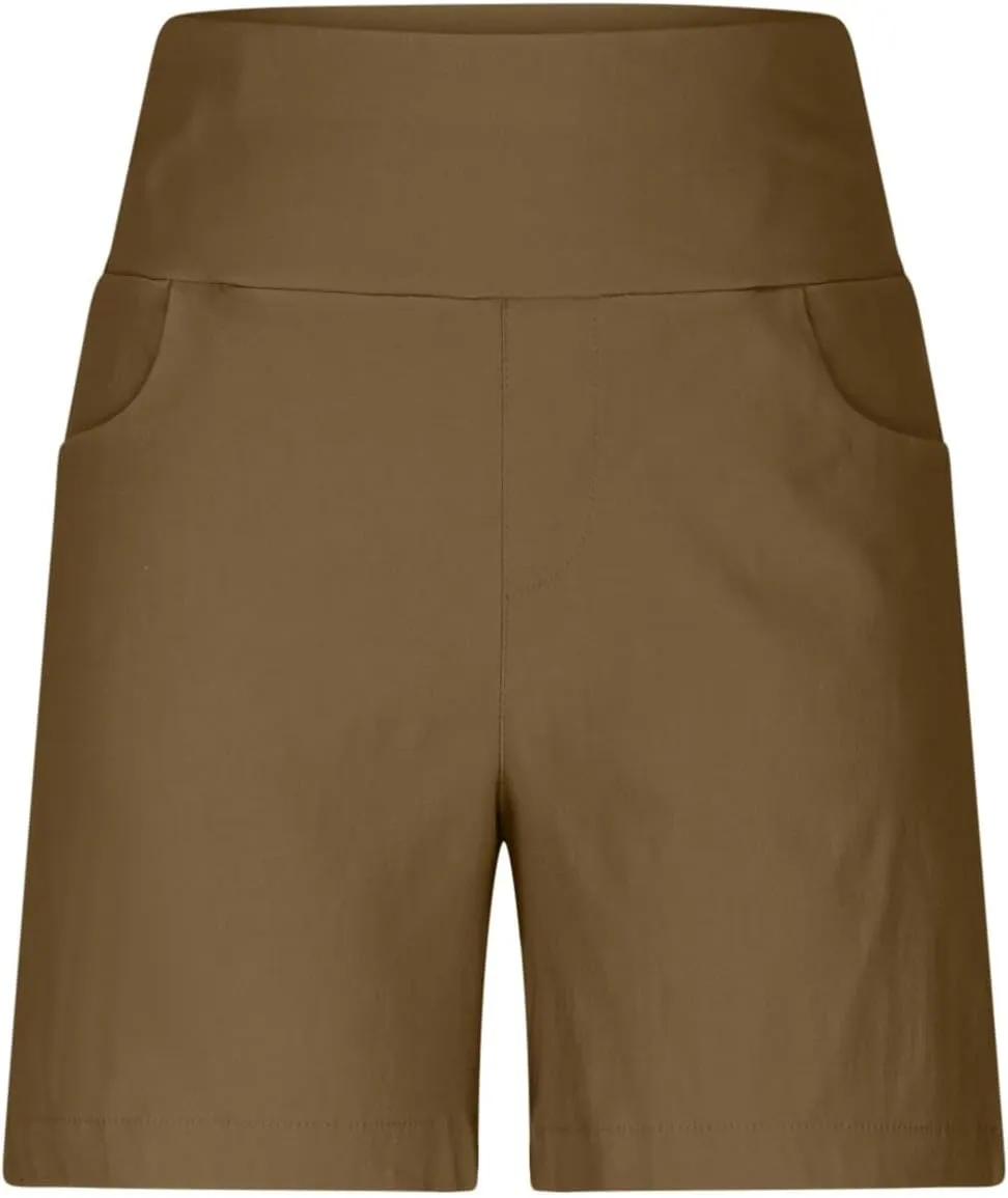 Womens Summer Fashion Half Pants Casual Elastic Waist Soft Comfort Going Out Beach Pants Cropped Trousers
