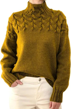 Women's Turtleneck Sweaters 2024 Fall Winter Slouchy Comfy Solid Knit Chunky Sweater Casual Loose Jumper Tops