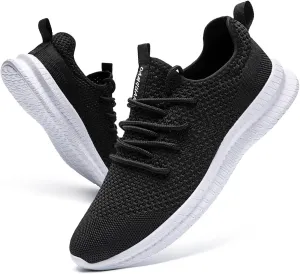 Womens Walking Running Shoes Sneakers Slip On Sport Tennis Athletic Gym Shoes Casual Lightweight Breathable Non Slip Workout Fashion Workout Trainers Shoe