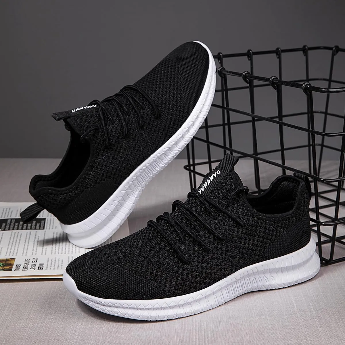 Womens Walking Running Shoes Sneakers Slip On Sport Tennis Athletic Gym Shoes Casual Lightweight Breathable Non Slip Workout Fashion Workout Trainers Shoe