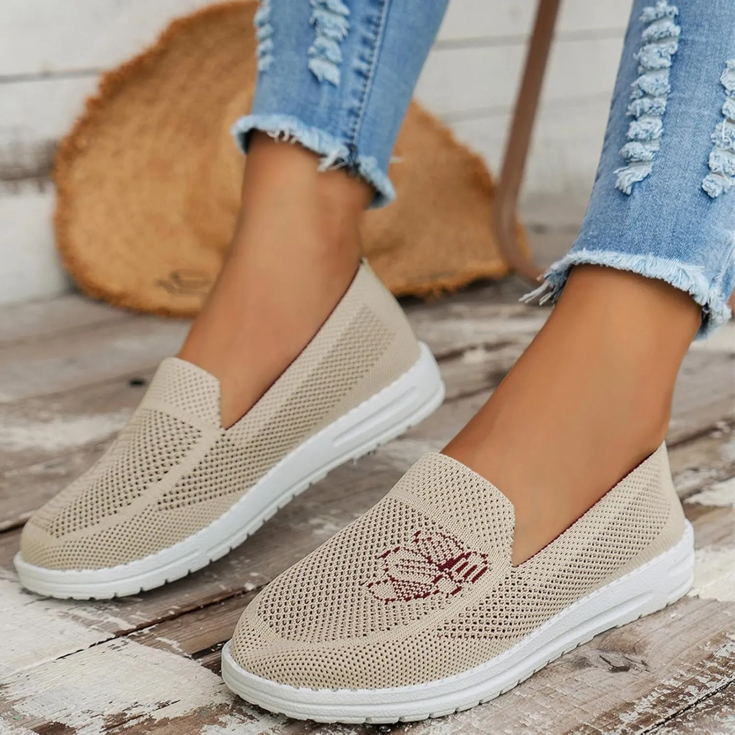 Womens Walking Shoes Slip On Slip On Sneakers Women Platform Womens Slip On Shoes Wide Width with Arch Support Running Shoes for Women Black and White Womens Black Sneakers Size 8 Wide