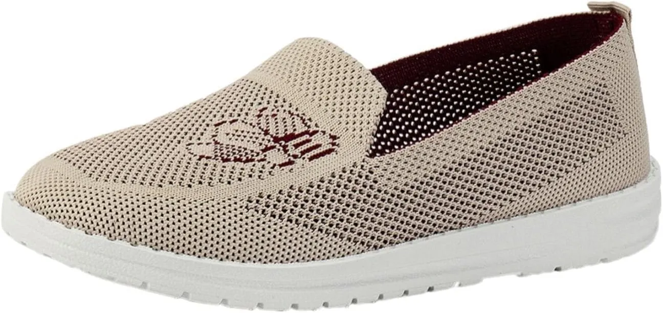 Womens Walking Shoes Slip On Slip On Sneakers Women Platform Womens Slip On Shoes Wide Width with Arch Support Running Shoes for Women Black and White Womens Black Sneakers Size 8 Wide
