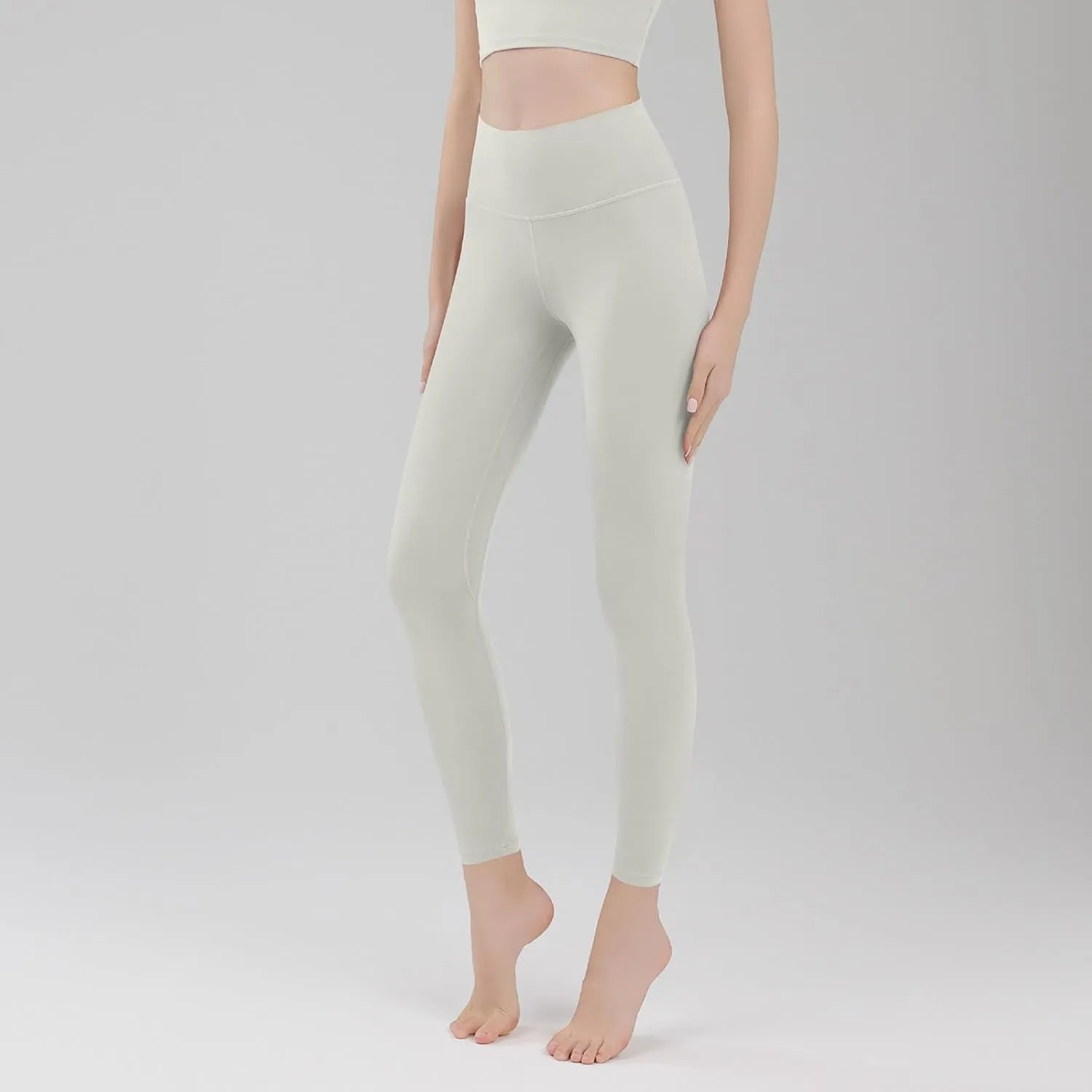Womens Yoga Pants High Waist Hip Lifting Workout Leggings Stretch Quick Dry Lightweight Summer Comfy Running Trousers