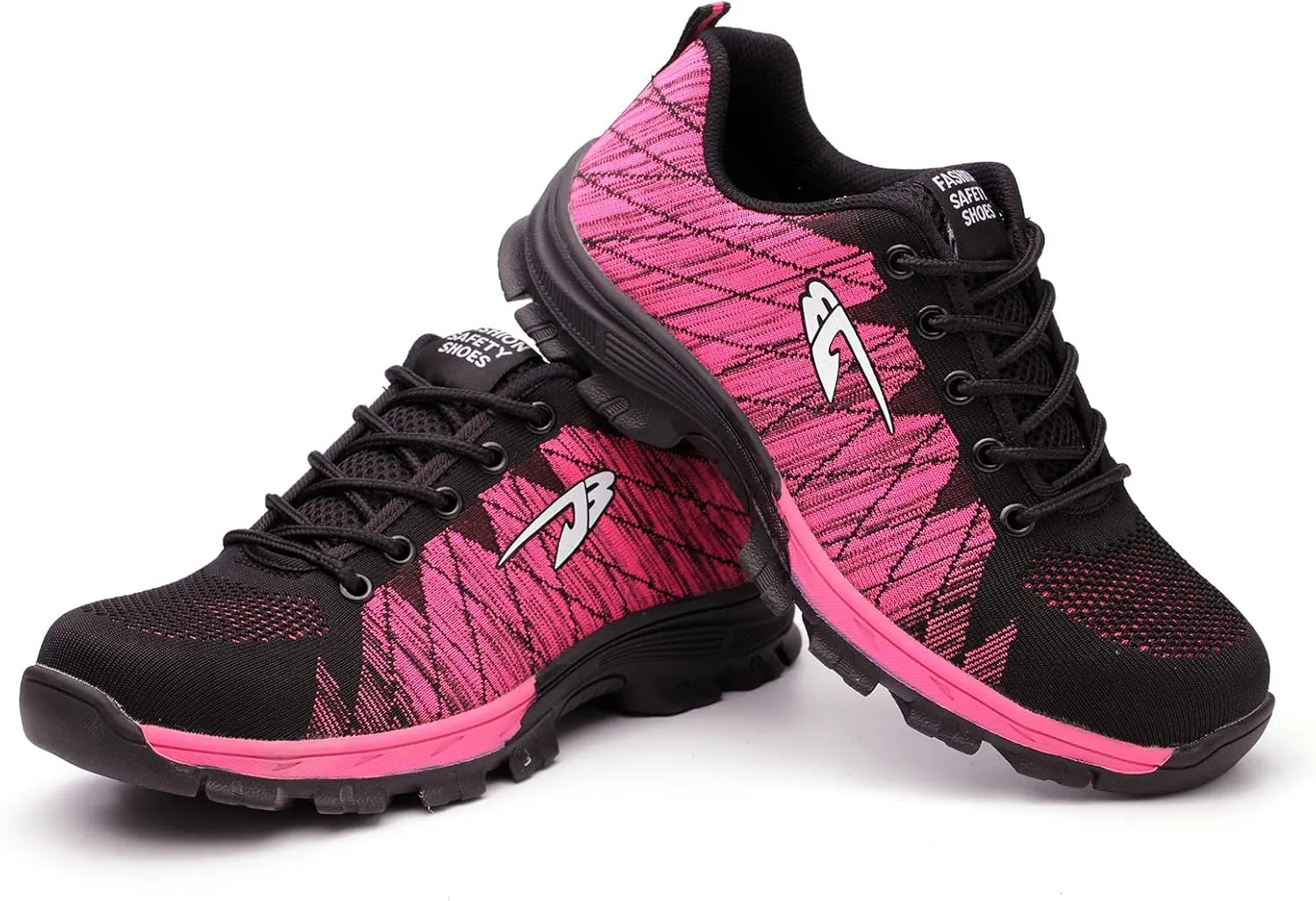 Work Safety Shoes for Men Womens,Lightweight Safety Shoes Slip Resistant Work Sneaker Breathable Puncture Proof Shoes