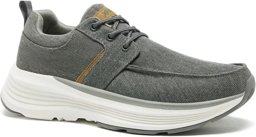XPACS Orthopedic Comfortable Fashion Sneakers for Mens, Casual Arch Support Walking Shoes for Plantar Fasciitis, Cushion Supportive Orthotic Shoes for Foot and Heel Pain Relief