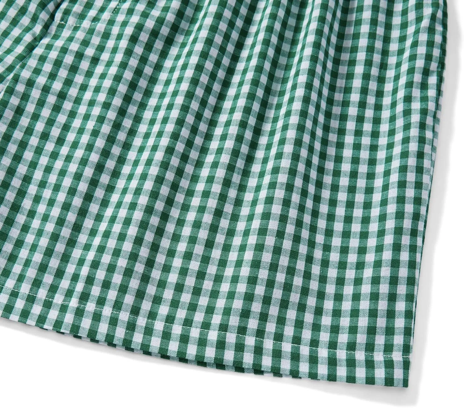 Y2k Boxer Shorts for Women Striped Checkered Pajama Shorts Button Plaid Gingham Sleep Pj Shorts Cute Lounge Shorts