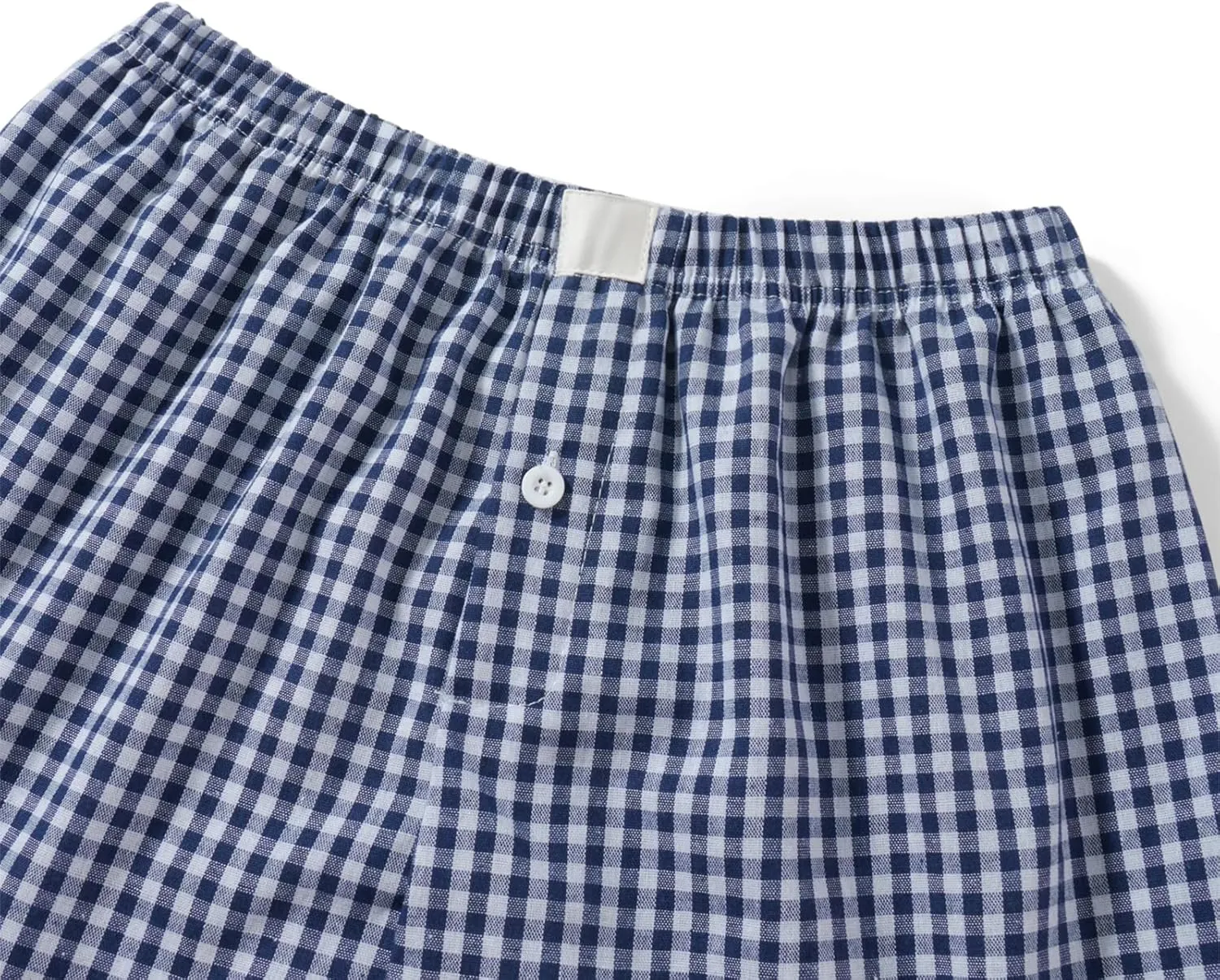 Y2k Boxer Shorts for Women Striped Checkered Pajama Shorts Button Plaid Gingham Sleep Pj Shorts Cute Lounge Shorts