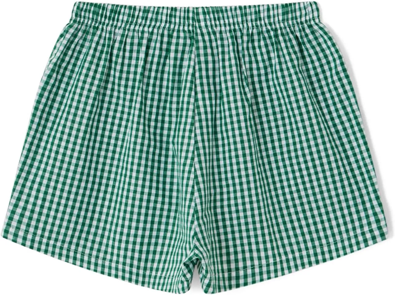 Y2k Boxer Shorts for Women Striped Checkered Pajama Shorts Button Plaid Gingham Sleep Pj Shorts Cute Lounge Shorts