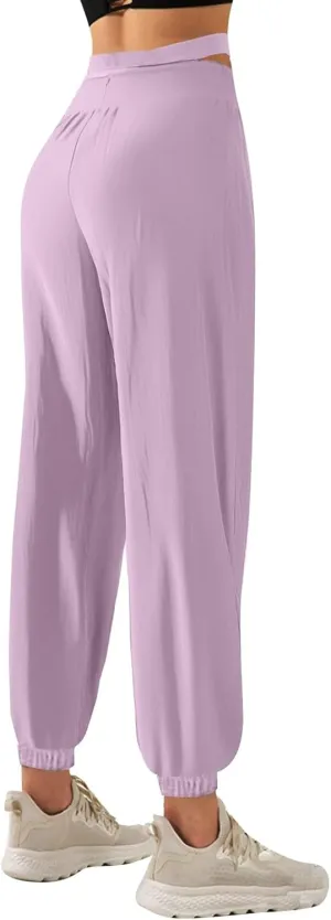 Yoga Pants Women High Waisted Stretch Joggers Casual Baggy Soft Hiking Gym Athletic Running Trousers Sweatpants