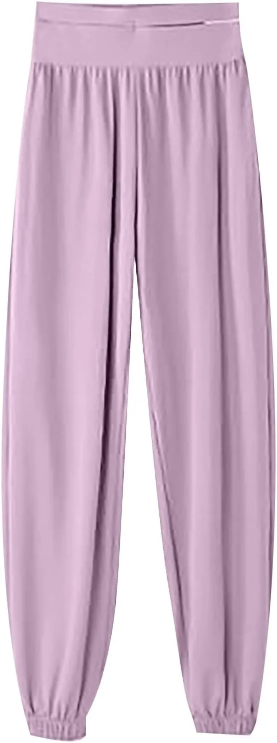 Yoga Pants Women High Waisted Stretch Joggers Casual Baggy Soft Hiking Gym Athletic Running Trousers Sweatpants