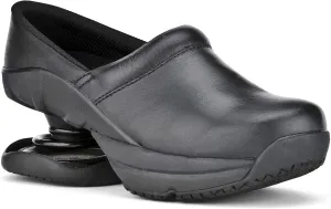 Z-CoiL Toffler Mens Clog - Orthopedic Footwear for Men - Orthotic Casual Leather Clogs for Pain Relief, Foot Support, and Comfort - Open Coil