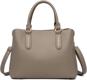 ZiMing Handbags for Women Top Handle Bag Vegan Leather Satchel Purses Medium Tote Bags Shoulder Crossbody Bag Ladies Handbag