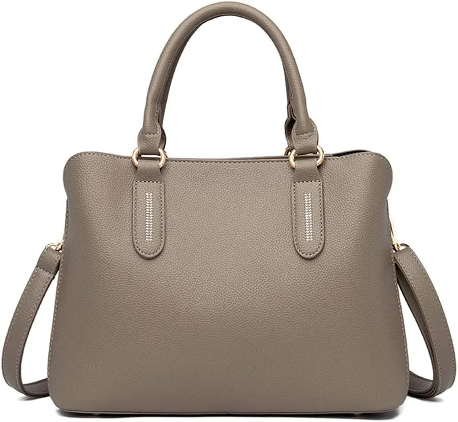 ZiMing Handbags for Women Top Handle Bag Vegan Leather Satchel Purses Medium Tote Bags Shoulder Crossbody Bag Ladies Handbag