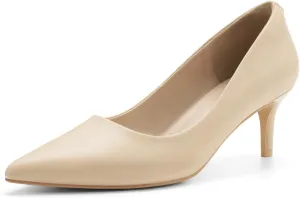 ZURIN Women's Pointed Toe Comfortable Stiletto Heels Closed Toe Dress Pumps Shoes for Wedding Work Office Business 2 1/2 inch