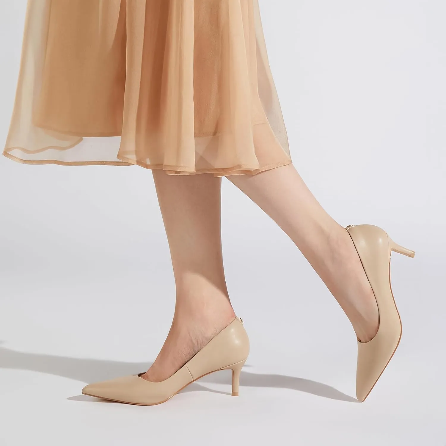 ZURIN Women's Pointed Toe Comfortable Stiletto Heels Closed Toe Dress Pumps Shoes for Wedding Work Office Business 2 1/2 inch